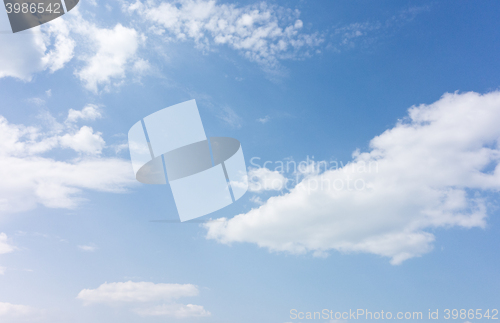 Image of blue sky backgound