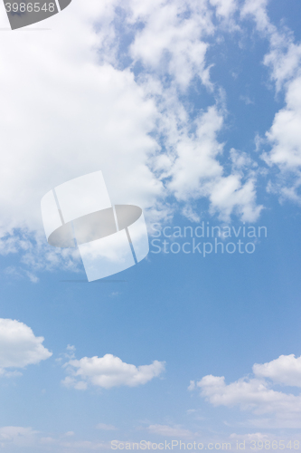 Image of blue sky backgound