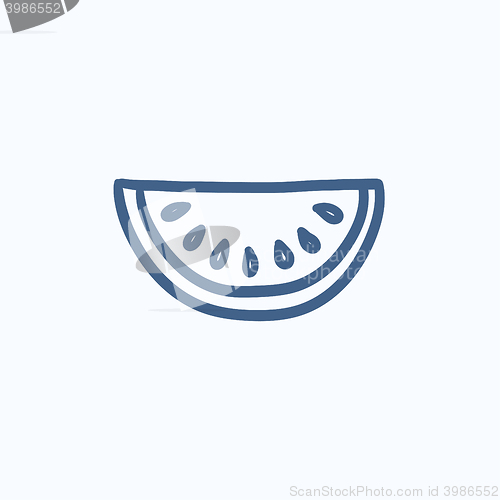 Image of Melon sketch icon.