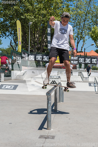 Image of Manuel Santos during the DC Skate Challenge