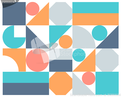 Image of Vector abstract colorful geometric background