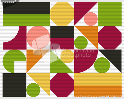 Image of Vector abstract colorful geometric background