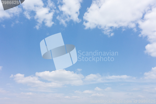 Image of blue sky backgound