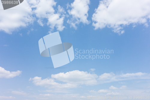 Image of blue sky backgound