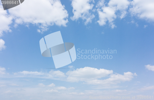 Image of blue sky backgound