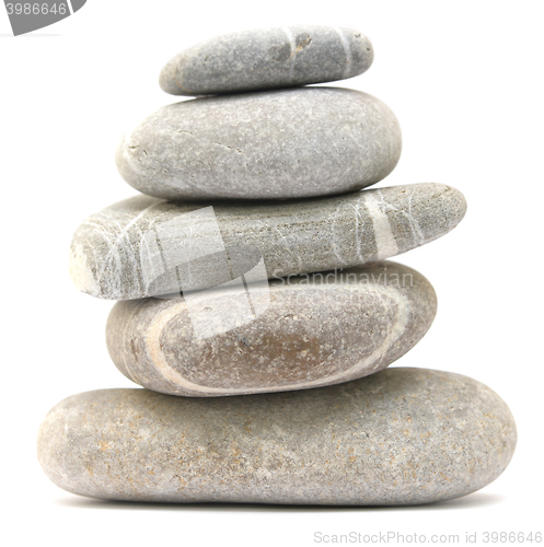 Image of balancing pebble tower
