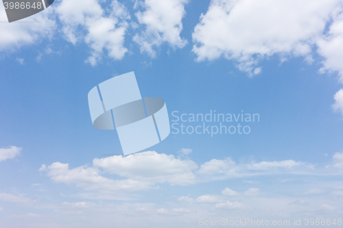 Image of blue sky backgound