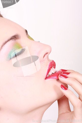 Image of colorful make-up
