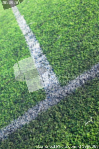 Image of markings on the stadium