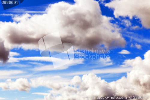 Image of clouds in the sky
