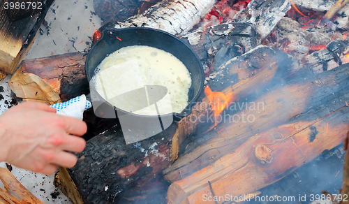 Image of  Maslenitsa ( Butter Week). Russian festival week before Lent 