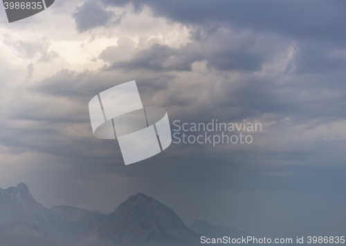 Image of dark rainy clouds