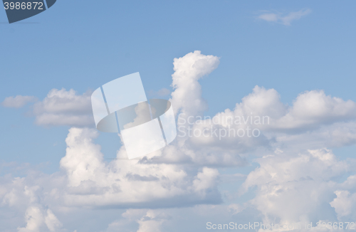 Image of blue sky background