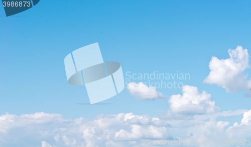 Image of blue sky background