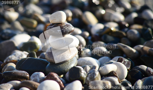 Image of balancing stone tower