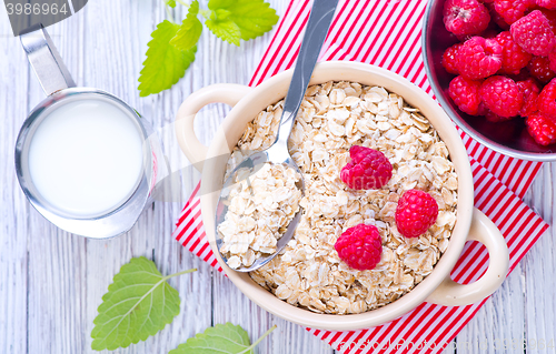 Image of oat flakes