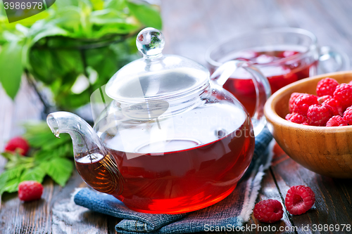 Image of raspberry and tea