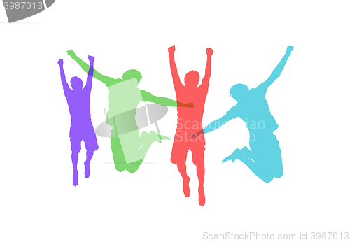 Image of Colourful jumps