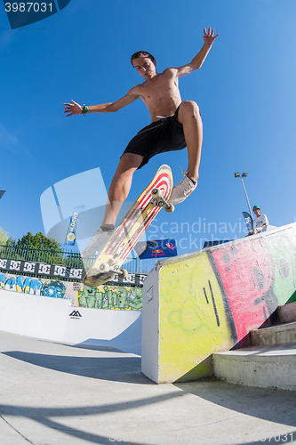 Image of Gabriel Ribeiro during the DC Skate Challenge