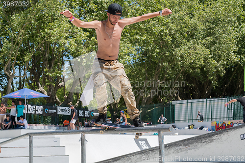 Image of Tiago Xarepe during the DC Skate Challenge