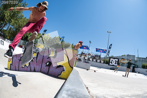 Image of Pedro Fangueiro during the DC Skate Challenge