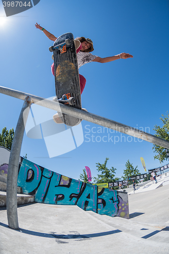 Image of Pedro Fangueiro during the DC Skate Challenge