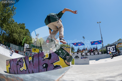 Image of Tiago Lopes during the DC Skate Challenge