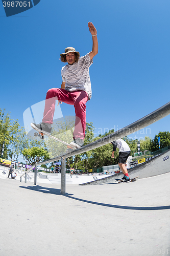 Image of Pedro Fangueiro during the DC Skate Challenge