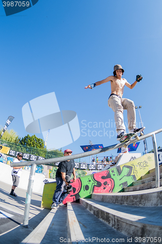 Image of Tiago Lopes during the DC Skate Challenge