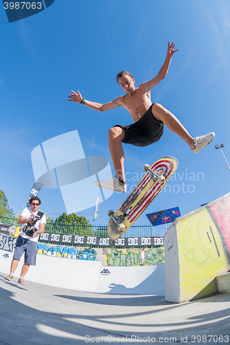 Image of Gabriel Ribeiro during the DC Skate Challenge
