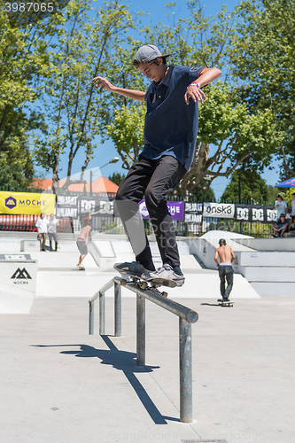 Image of Miguel Pinto during the DC Skate Challenge