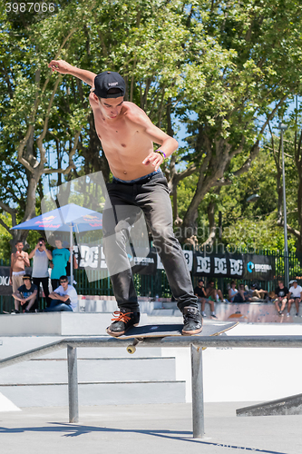 Image of Daniel Ferreira during the DC Skate Challenge