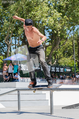 Image of Daniel Ferreira during the DC Skate Challenge