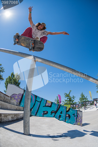 Image of Pedro Fangueiro during the DC Skate Challenge