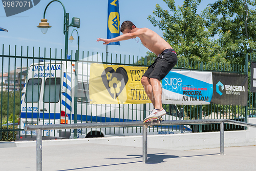 Image of Gabriel Ribeiro during the DC Skate Challenge