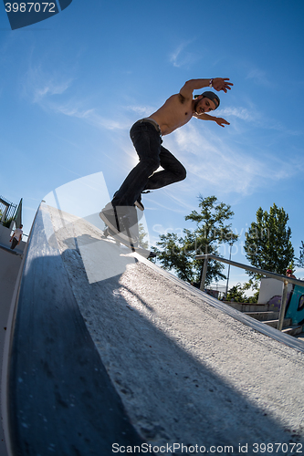 Image of Cesar Afonso during the DC Skate Challenge