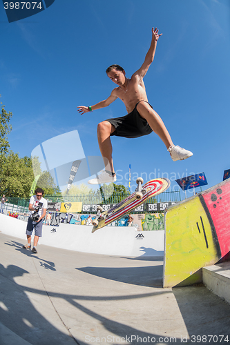 Image of Gabriel Ribeiro during the DC Skate Challenge