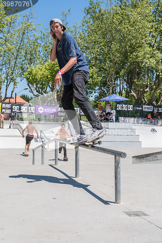 Image of Miguel Pinto during the DC Skate Challenge