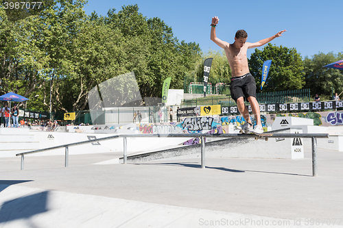 Image of Gabriel Ribeiro during the DC Skate Challenge