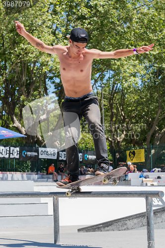 Image of Daniel Ferreira during the DC Skate Challenge