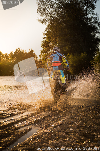 Image of Enduro bike rider