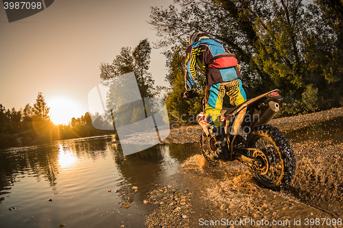 Image of Enduro bike rider