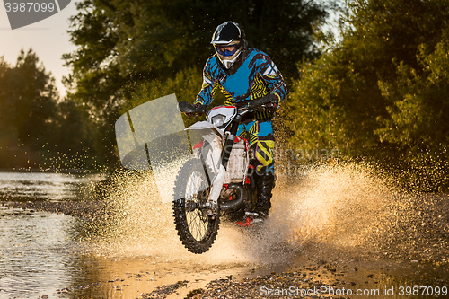 Image of Enduro bike rider