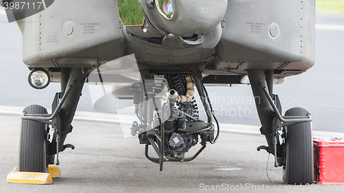 Image of LEEUWARDEN, THE NETHERLANDS - JUN 11, 2016: Boeing AH-64 Apache 