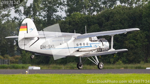 Image of LEEUWARDEN, THE NETHERLANDS-JUNE 10: An old german DM-SKL Deutsc