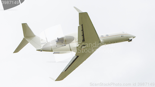 Image of LEEUWARDEN, THE NETHERLANDS - JUNE 10: Air Force Gulfstream Aero