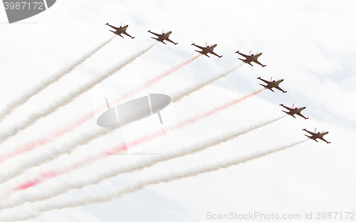 Image of LEEUWARDEN, THE NETHERLANDS - JUNE 10, 2016: Turkish Air Force D