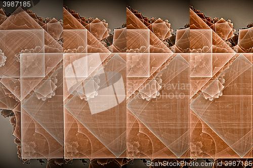 Image of Fractal images : beautiful pattern on a grey background.