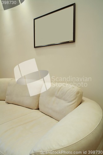 Image of soft beige sofa