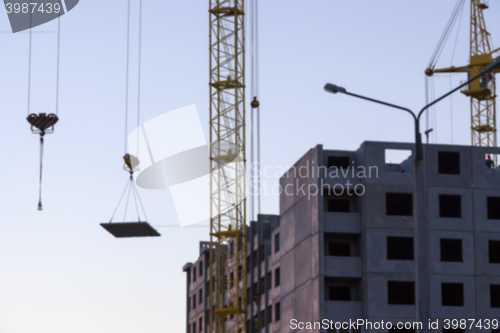 Image of construction of a new home